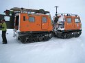 Sea ice training - the vehicle is a Hagglunds