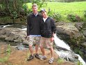 3/24/09: Jim & Clarence at Hoopii Falls